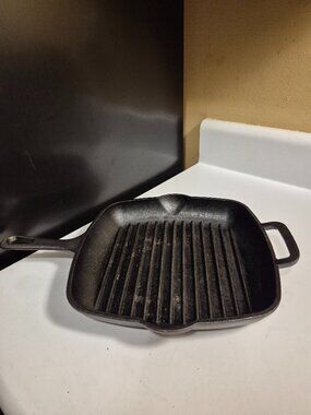 MAINSTAYS CAST IRON GRIDDLE SKILLET FRYING COOKWARE